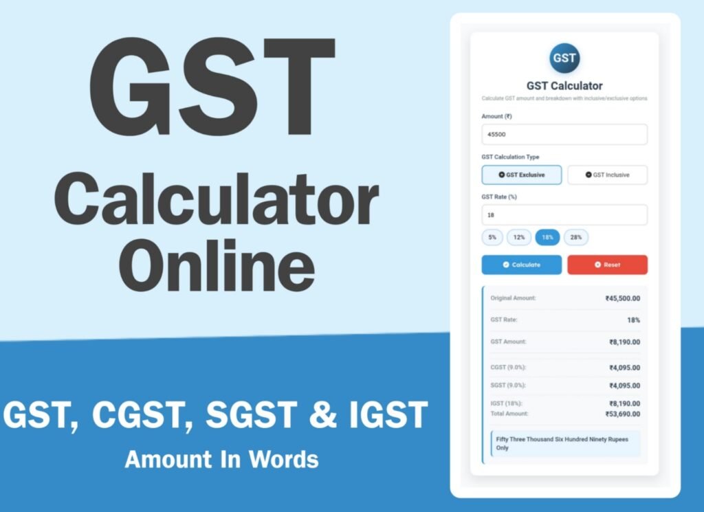 GST Calculator Online